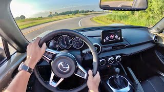 2023 Mazda MX5 Miata Grand Touring  POV Review [upl. by Chaing]