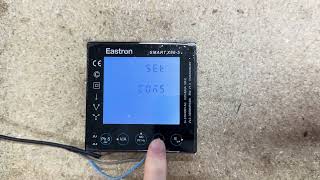 Setting the secondary CT ratio on the Eastron Smart X96 Series [upl. by Okwu]