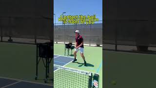 How To Hit A Two Handed Backhand Dink ✅ pickleball pickleballrocks pickleballaddict [upl. by Bowlds]