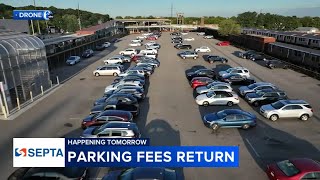 After 4 years SEPTA to reinstate phasedin parking fees on Monday [upl. by Fred]