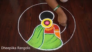 very easy new year rangoli collections 2024  Sankranthi muggulu Pongal nd Maragazhi kolams [upl. by Gnilrets]