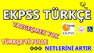 EKPSS TÃœRKÃ‡E FULL Ã‡EKTÄ°REN SORULAREKPSS 2020EKPSSEKPSS GENEL KÃœLTÃœREKPSS TÃœRKÃ‡EEKPSS [upl. by Eekaz485]