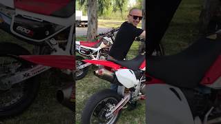 Honda XR 600R vs XR 650R vs CBR 600F exhaust sound [upl. by Aikcir]