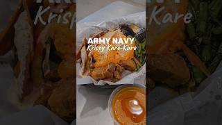 🧡 Krispy Lechon Kawali KareKare Naked Burrito 🧡 Army Navy PH foodie yummy filipinofood fyp [upl. by Kendall869]