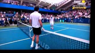 Roddick vs Raonic winning shot  Memphis Final 2011 [upl. by Biel]