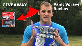 Graco Airless Paint Sprayer Full Review BONUS GIVEAWAY [upl. by Kcyrred]