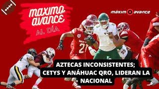 AZTECAS INCONSISTENTES  domina CETYS y ANÁHUAQ QRO en la NACIONAL  Máximo Avance Al Día  ONEFA [upl. by Kenison]