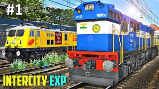 SHUNTING  WDM3D  Intercity Superfast Exp in IRMSTS  indian train simulator 20🔥 [upl. by Mauralia60]