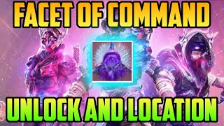 Facet of Command location and unlock  Destiny 2 [upl. by Oludoet]