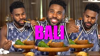 JasonDerulo eats most famous dish in Bali [upl. by Anerroc]