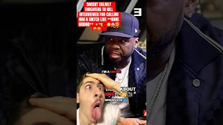 50CENT CALMLY THREATENS TO KILL INTERVIEWER FOR CALLING HIM A SNITCH LIVE GONE WRONG 💥🔫🩸😳😱 [upl. by Nivel]