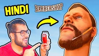 Hittu The Barber ✂️😆  Barber Simulator FunnyHindi  Hitesh KS [upl. by Aseena]