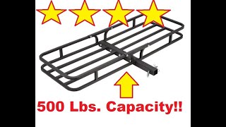 HaulMaster Cargo Carrier  How to assemble the carrier 500 LBS Capacity [upl. by Zilla117]