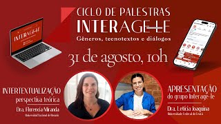 I CICLO DE PALESTRAS INTERAGELE  Dra Florencia Miranda UNR e Dra Letícia Joaquina UFC [upl. by Aiciram]