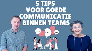 5 TIPS voor GOEDE communicatie binnen TEAMS [upl. by Ardek560]