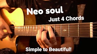 Beautiful Neo soul chord progression in 2 minutes Minilesson [upl. by Dorkus]