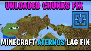 Minecraft Unloaded Chunks Fix Aternos server New Update 100 results✅ [upl. by Ayak]