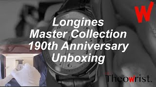 Longines Master Collection 190th Anniversary Edition  Unboxing [upl. by Sessilu520]