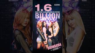 BLACKPINK  붐바야 BOOMBAYAH MV HITS 16 BILLION VIEWS [upl. by Eanad]