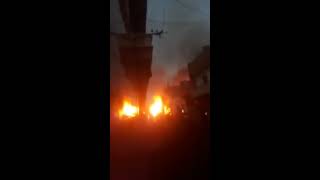 إنفجار قارورات الغاز بحي بولونجي وهران 2‬  Explosion à Oran [upl. by Atelokin537]