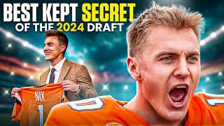 Bo Nix is the HIDDEN GEM of the 2024 Draft [upl. by Arelc654]