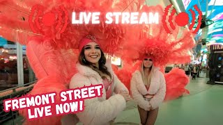 Las Vegas LIVE Fremont Street Vegas Live Stream [upl. by Adiari]