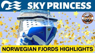 Princess Cruises Sky Princess Norwegian Fjords Highlights [upl. by Bibbye]