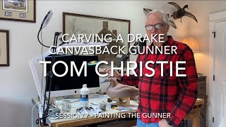 Drake Canvasback Gunner  Session 7  Painting [upl. by Assirem]