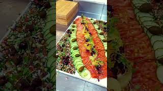 Gravlax de Saumon Salmon Gravlax eating eatingshow kitchen salad love happy [upl. by Rhines]