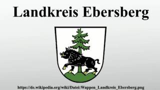 Landkreis Ebersberg [upl. by Adolphe]