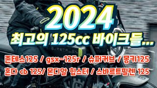 125cc 메뉴얼 바이크 추천  2024 국내 검증 완료된 입문용 오토바이별 신차 가격과 각각의 최고 출력 [upl. by Shama919]