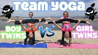 Boy Twins vs Girl Twins  Team Yoga [upl. by Anihsit]