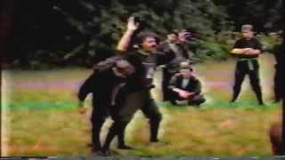 Bujinkan Dojo  Doron Navon  Gyokko Ryu Ganseki Otoshi  1991 [upl. by Nahallac]