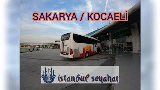 91 İstanbul Seyahat  Sakarya  Kocaeli  Otobüs Yolculuğu  Bus Travel Turkey [upl. by Eesdnil]