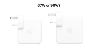 67W vs 96W charging on a Macbook Pro 14quot [upl. by Hoehne]