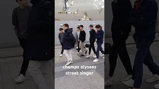 champ elysees paris street singer notre dame bridge singer [upl. by Jelene465]