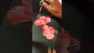 One stroke acrylic painting ideas for beginnersART onestroke simplestrokes shorts [upl. by Draned62]