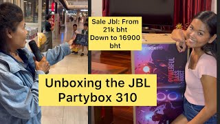 Unboxing the JBL Partybox 310Karaoke Sound Testing  Bluetooth Speaker Quick amp Easy to use [upl. by Kadner497]