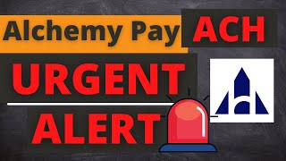 Alchemy Pay ACH Coin Price Prediction Urgent Alert [upl. by Ahsieit]