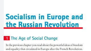 NCRET CLASS 9 CHAPTER 2 Socialism in Europe and the Russian Revolution part1 in TamilCBSEUPSC [upl. by Ahsieyk]