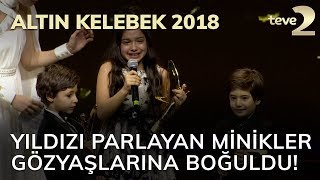 Altın Kelebek 2018 Yıldızı parlayan minikler gözyaşlarına boğuldu [upl. by Ellenwahs]