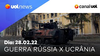 Guerra na Ucrânia últimas notícias estratégia de Putin na Rússia e ataques  UOL News [upl. by Hagar920]