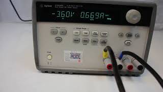 Agilent E3648A DC Power Supply Output 1 unregulated issue [upl. by Maryanne165]