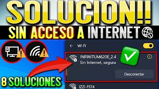 SOLUCION Conectado pero Sin Acceso a Internet en Windows 10 y 11  No Hay Internet Segura [upl. by Giuditta]