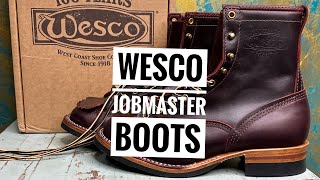 UNBOXING 🇯🇵 US700 WESCO X Franklin amp Poe JOBMASTER Boots [upl. by Anibas]