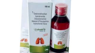 Cofodd D Syrup Dextromethorphan Hydrobromide Chlorpheniramine Phenylepheine Hydrochloride Syrup [upl. by Inig]