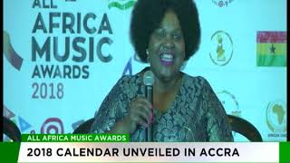 AFRIMA Unveils 2018 Calendar in Ghana [upl. by Atinal]