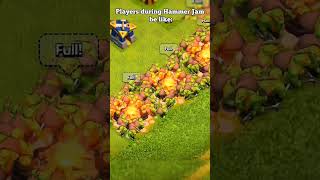 Players during Hammer Jam be like ClashofClans HammerJam [upl. by Gati]