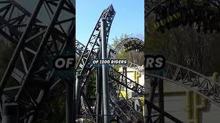 The MOST Inversions on a Roller Coaster [upl. by Ecyned]