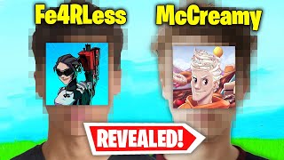 Fortnite Youtubers FACE REVEALS McCreamy Fe4RLess NoahsNoah [upl. by Sunda]